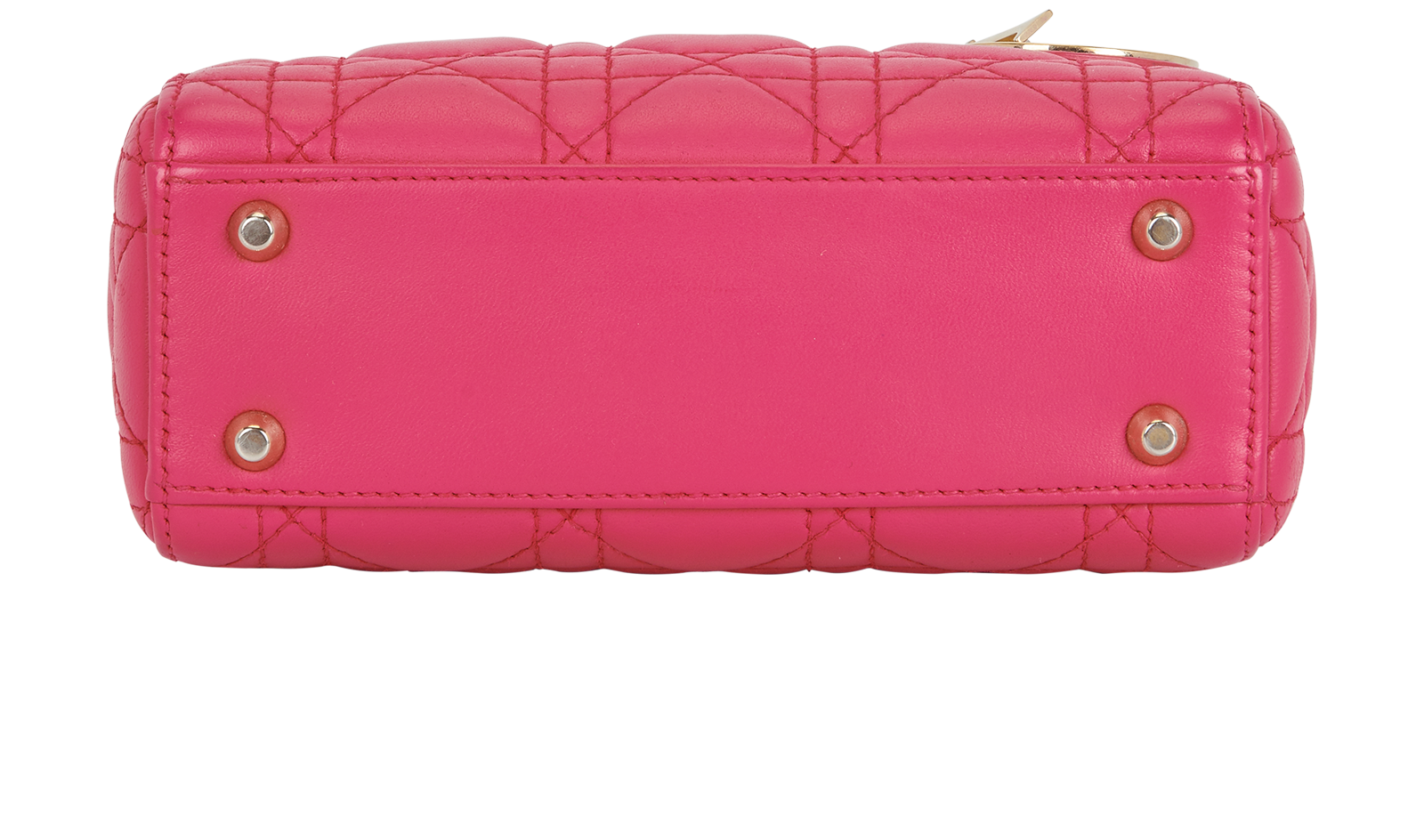 Mini Lady Dior, &pound;2,500, Handbags, Pink, Leather, Top view